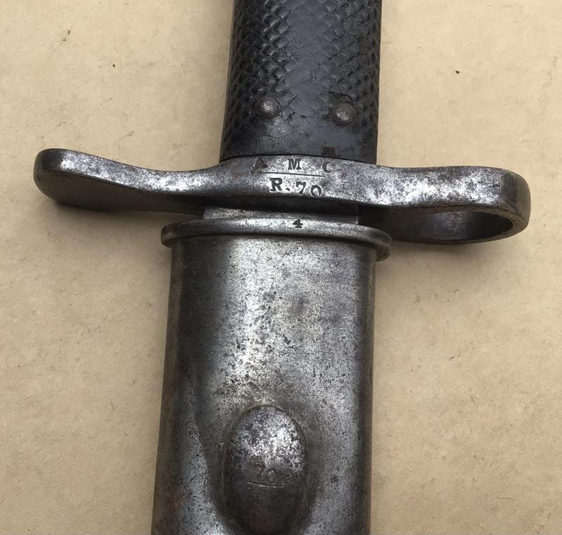 Australian Pre Federation Alexander Henry Bayonet - Unit Marked Army Medical Corps.