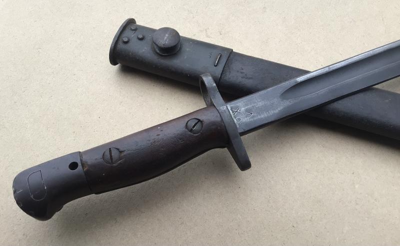 Australia WW2 Pattern 1907 Bayonet - 1943 Dated