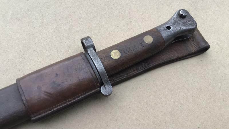 Australian Pattern 1888 Bayonet - AIR marked.