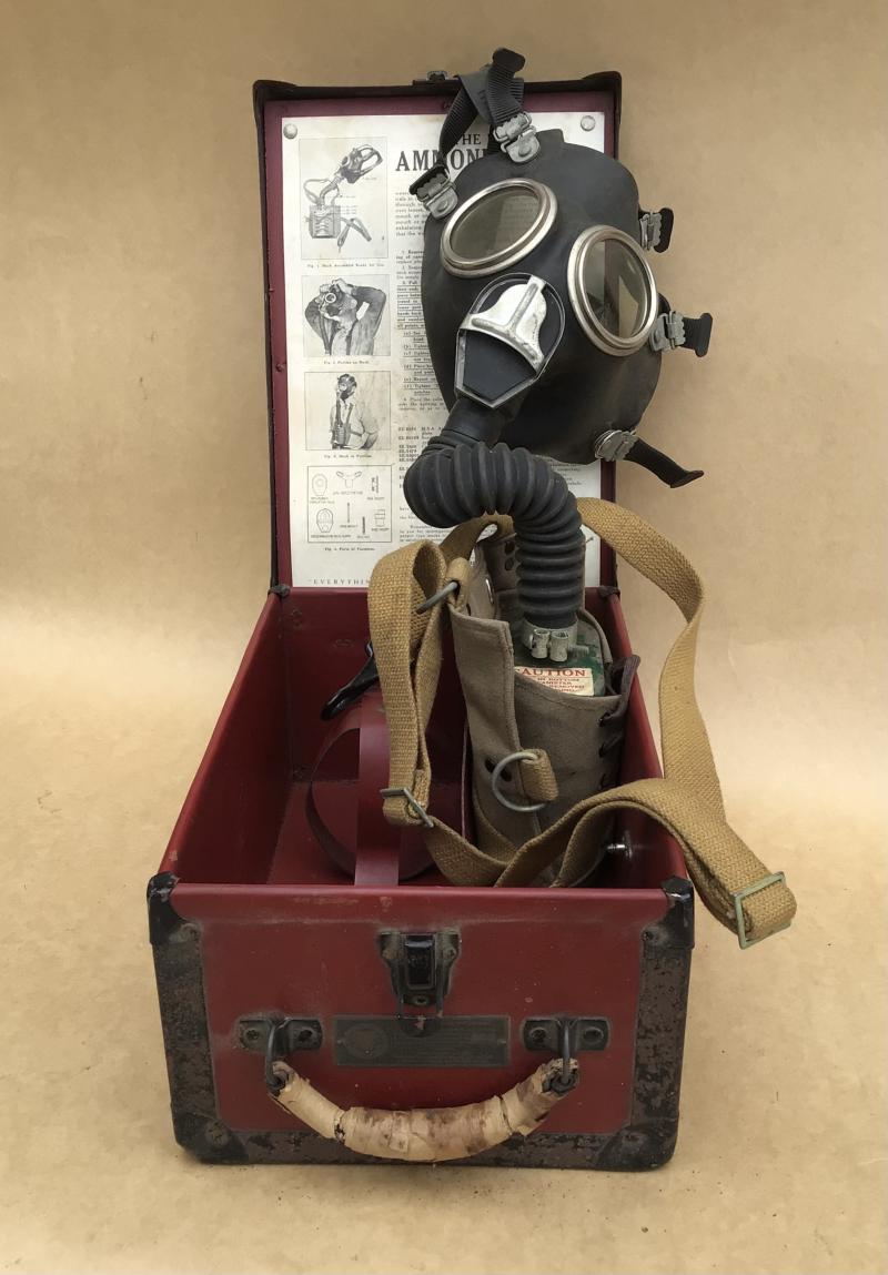 US c.1920’s-30’s MSA Industrial Braddock Amonia Mine Safety Mask