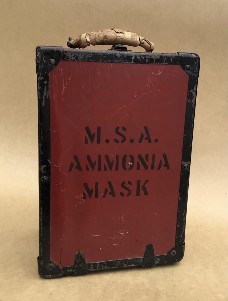 US c.1920’s-30’s MSA Industrial Braddock Amonia Mine Safety Mask