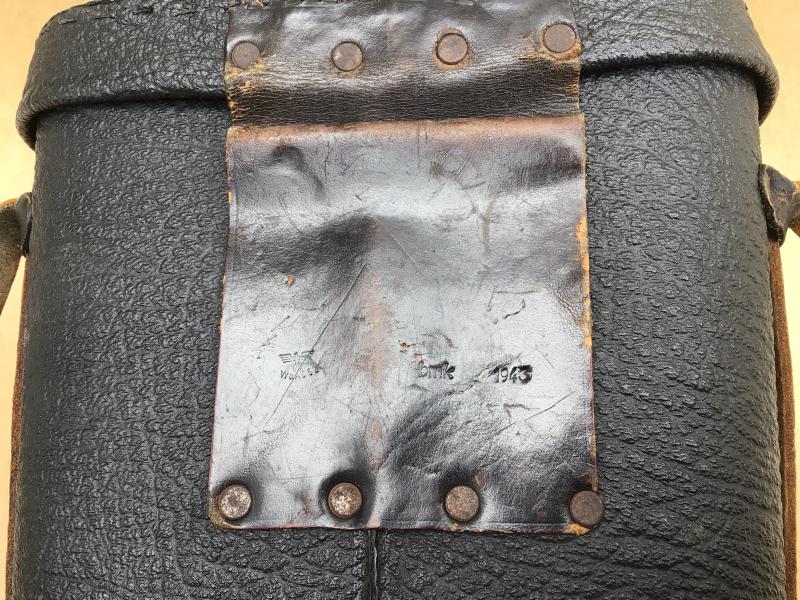 Original German WWII 7x50 Binoculars (Dienstglas) and Case 1943