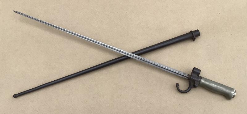 French 1886 Lebel Epee bayonet. First pattern.