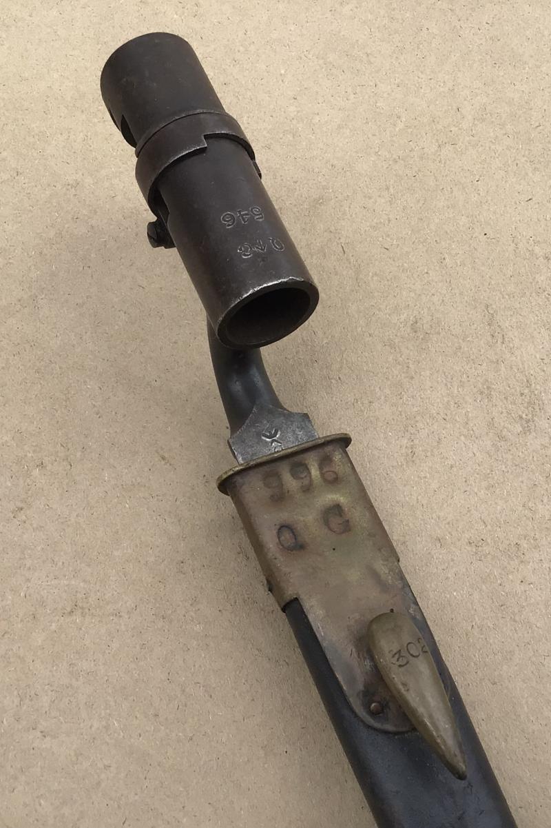 Australian Pre-Federation QLD Government 1856 Pattern Socket Bayonet