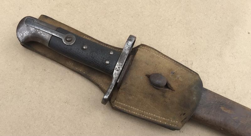 Australia Pre-Federation NSW Marked Yataghan Sword Bayonet.