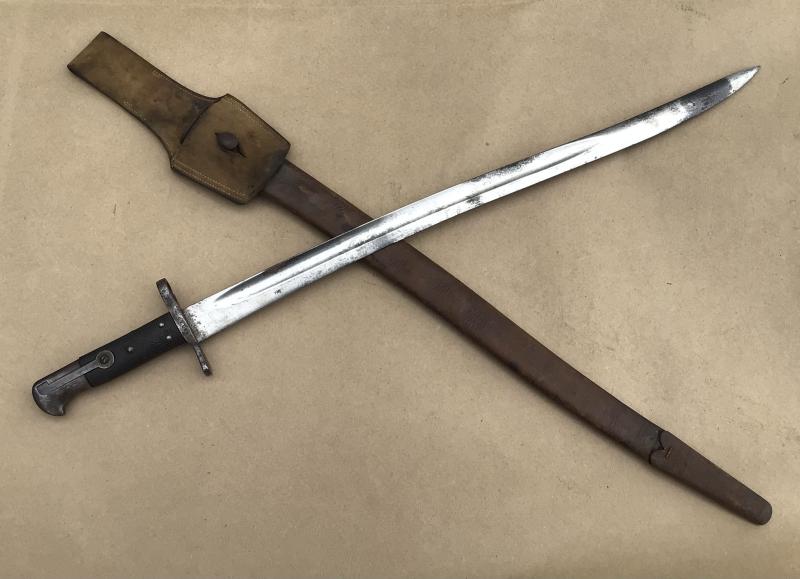 Australia Pre-Federation NSW Marked Yataghan Sword Bayonet.