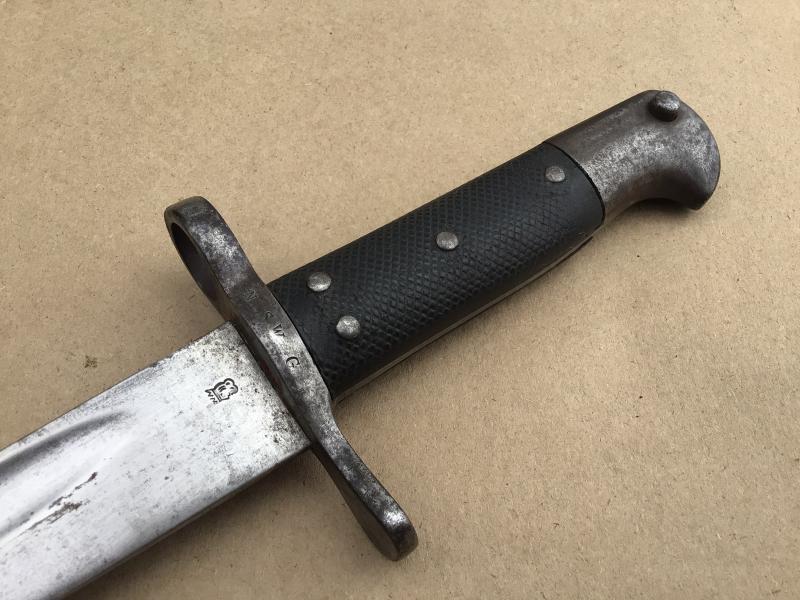 Australia Pre-Federation NSW Marked Yataghan Sword Bayonet.