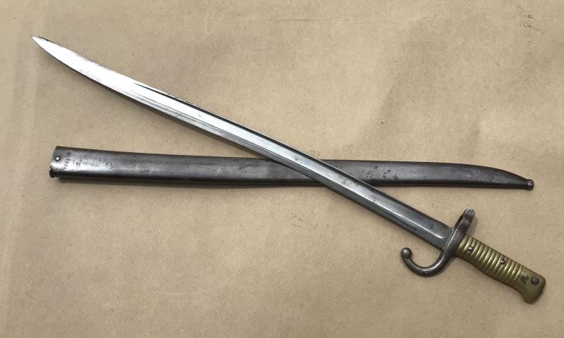 French 1866 Pattern - CHASSEPOT SWORD BAYONET