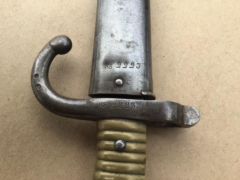 French 1866 Pattern - CHASSEPOT SWORD BAYONET