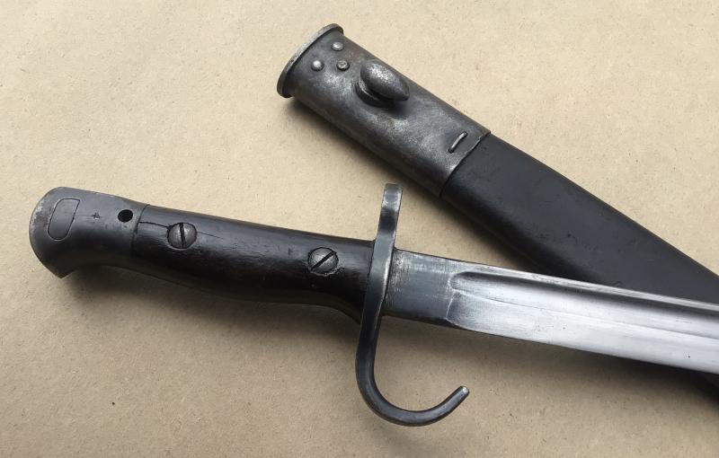 British WW1 Hooked Quillon Bayonet