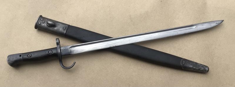British WW1 Hooked Quillon Bayonet