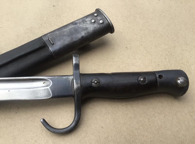 British WW1 Hooked Quillon Bayonet