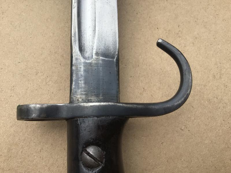 British WW1 Hooked Quillon Bayonet