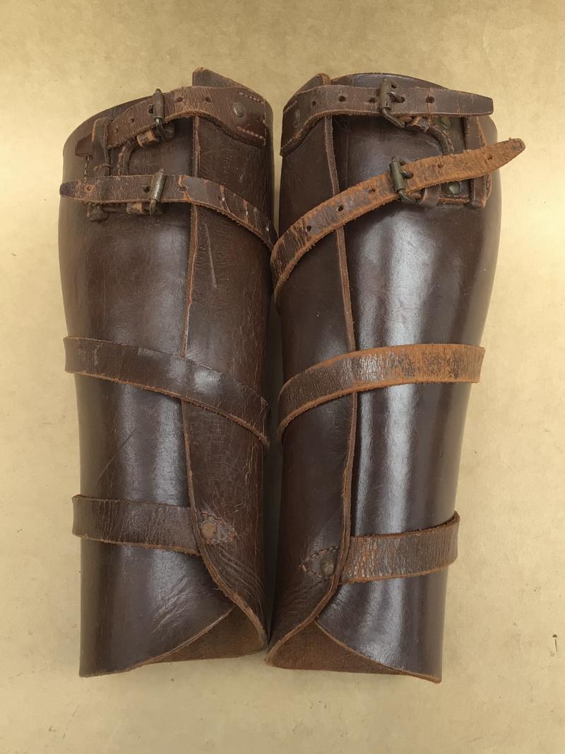 Australia WW2 Pattern 1903 Leather Leggings For Mounted Troops -1940