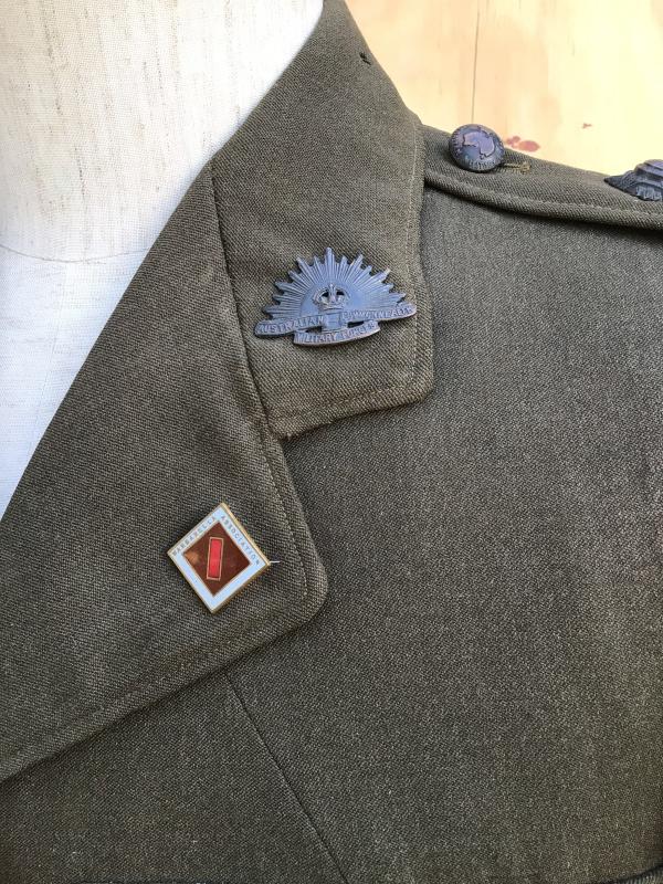 Australia WW2 Army Hospital Ship Medical Officers Service Dress Tunic