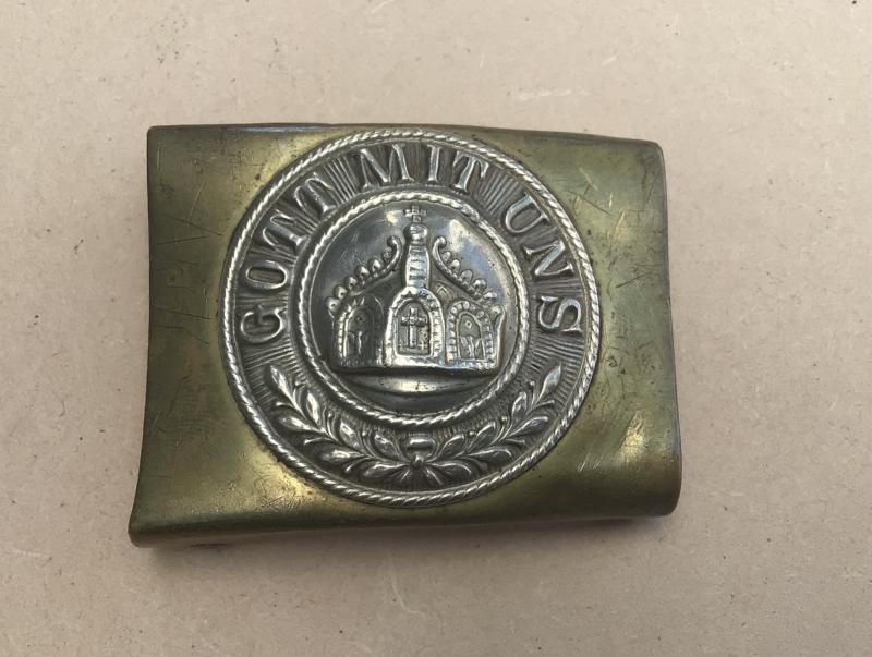 GERMAN WWI IMPERIAL NAVAL OR COLONIAL ENLISTED MANS BELT BUCKLE.