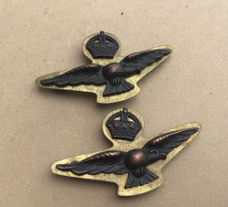 Australia WW2 RAAF Officers Cuff “Eagle” Badges.