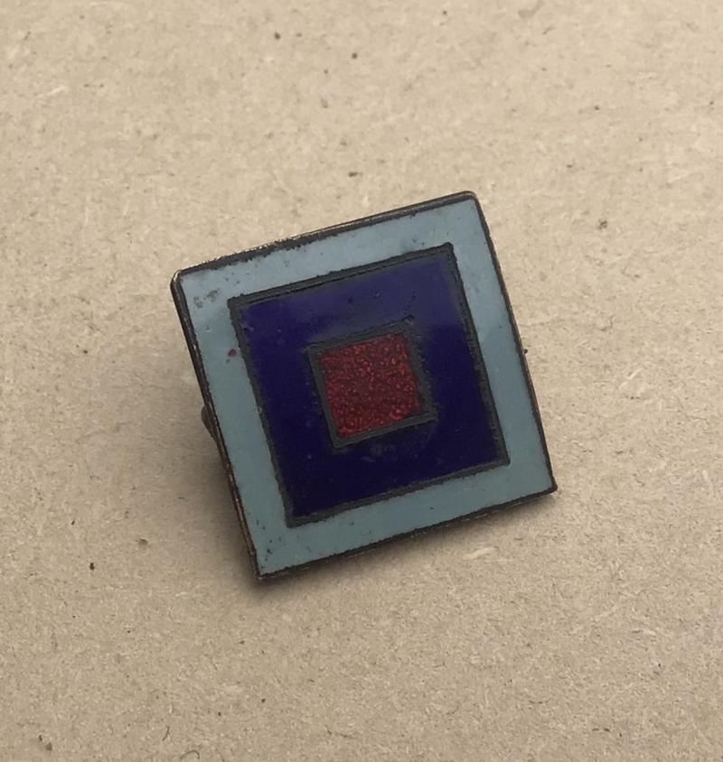 Australia WW2 Enamel Unit Colour Patch Lapel Badge