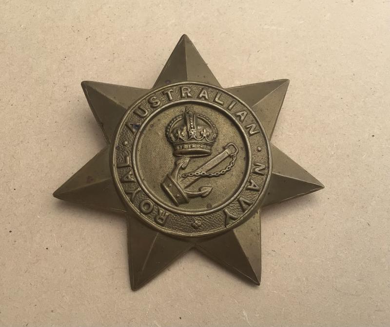 Australia RAN Bandsman’s Helmet Plate.