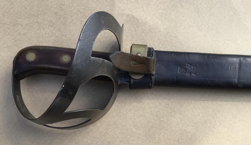 WW2 Dutch Model 1898 Klewang Cutlass