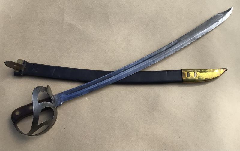 WW2 Dutch Model 1898 Klewang Cutlass