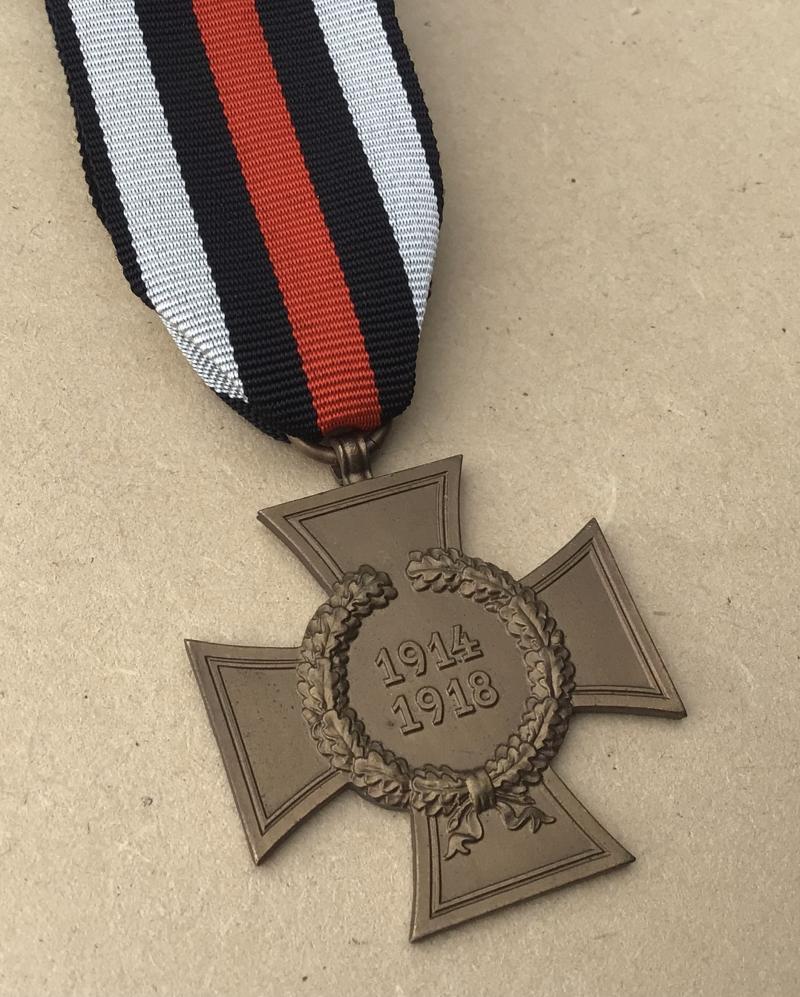 Germany WW1 Hindenburg Honour Cross Without Swords