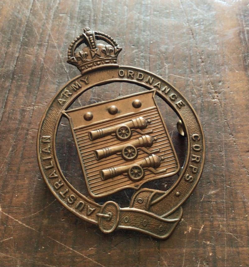 1930-42 Australian Army Ordnance Corps Hat Badge