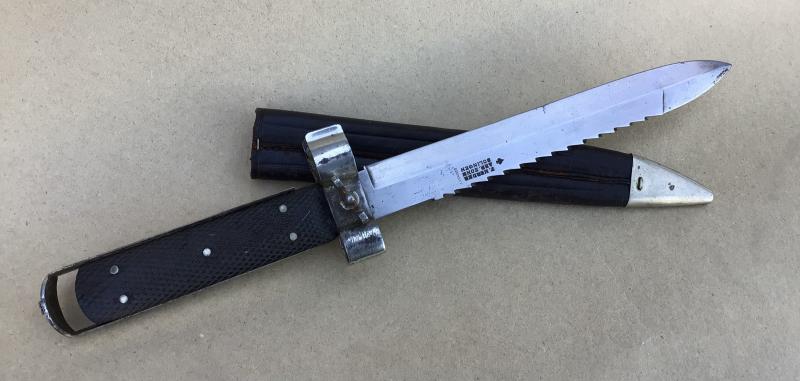 A Rare German Private Purchase Civilian Hunting Sawback Bayonet (Seitengewehr)